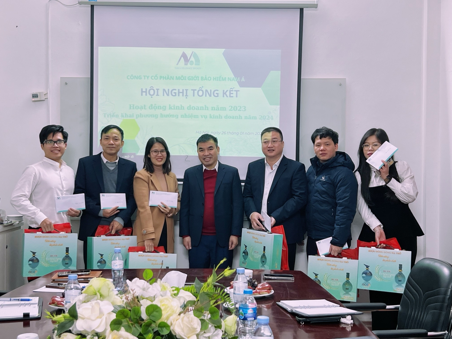 CBNV NAM Á - TỔNG KẾT HOẠT ĐỘNG KINH DOANH CÔNG TY NĂM 2023