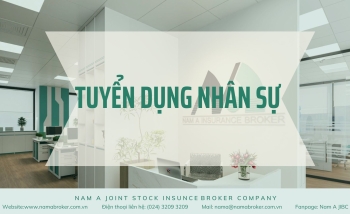 TUYỂN DỤNG CHUYỂN VIÊN KINH DOANH - CÔNG TY CP MÔI GIỚI BẢO HIỂM NAM Á